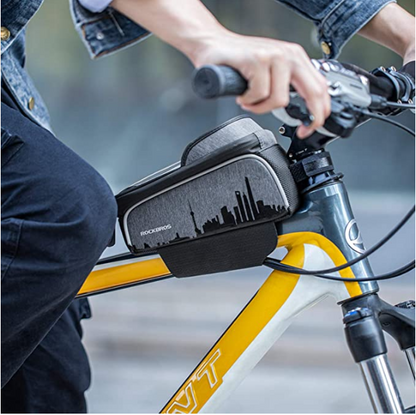 ROCKBROS 017-5 Wasserdicht Fahrrad Rahmentasche für Handy bis zu 6.5 Zoll