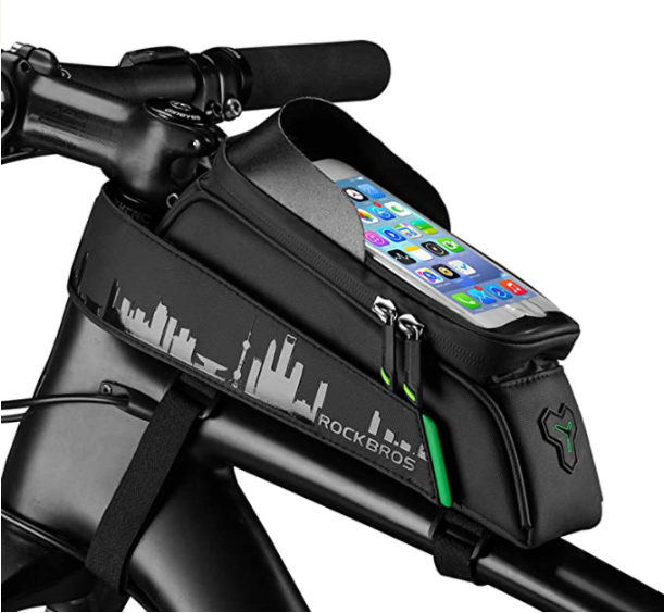 ROCKBROS 029 Fahrrad Rahmentasche Fahrradtasche Wasserdicht Handytasche Touchscreen für Handys bis zu 6.0 Zoll