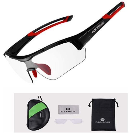 ROCKBROS 10111 Sonnenbrille Photochromatische Radbrille