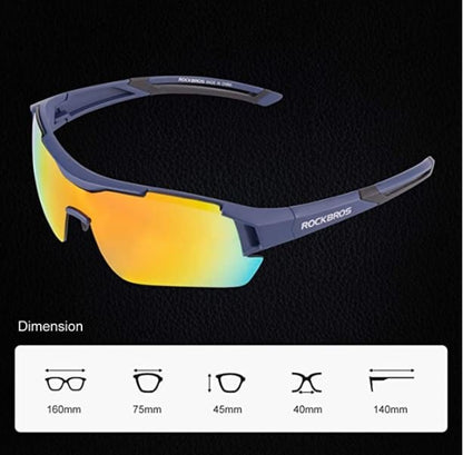 ROCKBROS 10117 Fahrradbrille Polarisierte Sonnenbrille