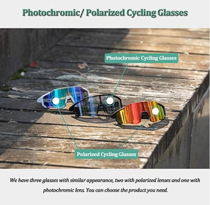 ROCKBROS 10181 Fahrradbrille Photochrome UV400 Schutz Selbsttönende