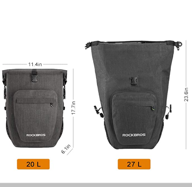 ROCKBROS AS-001-2 Fahrrad Gepäckträgertasche 20-27L