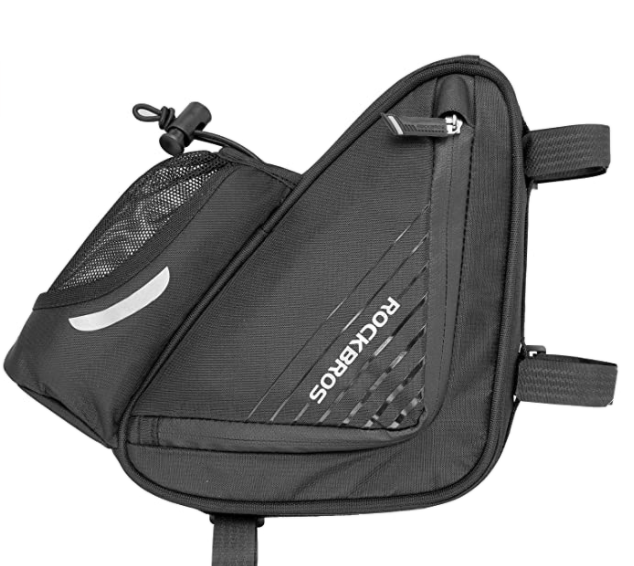 ROCKBROS B54-BK Rahmentasche Dreiecktasche mit Trinkflaschentasche