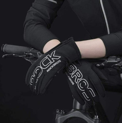 ROCKBROS Fahrradhandschuhe Winter Motorrad Fahrrad Radsport Bike MTB Handschuhe
