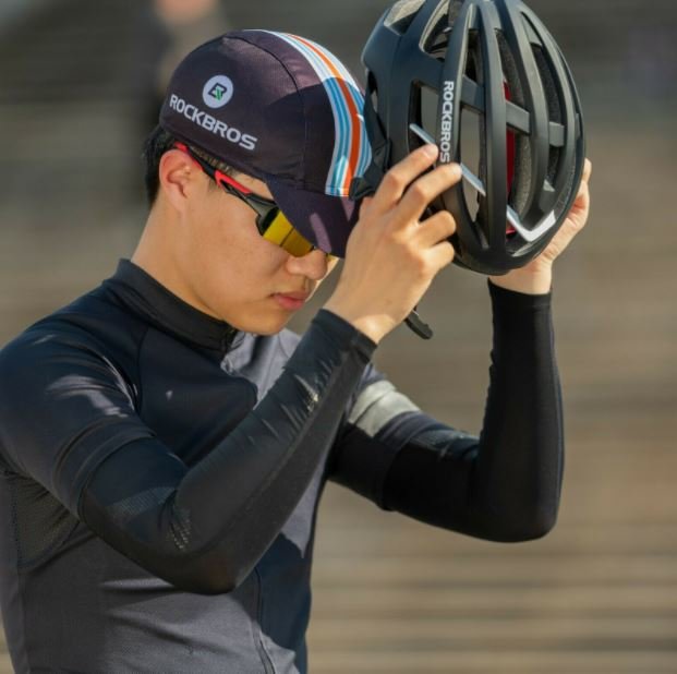 kopfbedeckung unter fahrradhelm Fahrradkappe ROCKBROS Anti-UV Atmungsaktiv