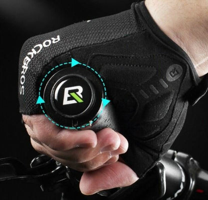 ROCKBROS Halbfinger Handschuhe Outdoorsport Fahrradhandschuhe reflektierend