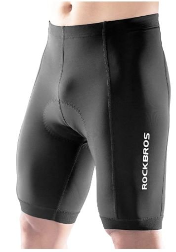 ROCKBROS Kurze Fahrradhose Damen Herren Atmungsaktiv Elastisch Schnelltrocknend mit 3D Sitzpolster