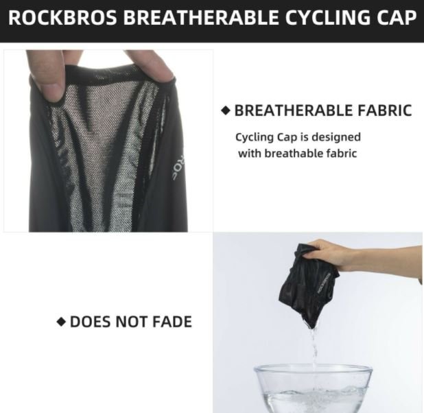 ROCKBROS Sturmhaube Atmungsaktiv Motorrad Bandana UPF50+ Sommer Eisseide 3 Farbe