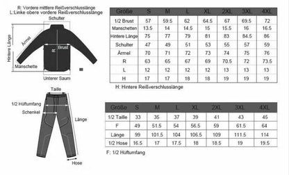 ROCKBROS Winter Fahrradbekleidung Fahrrad Jacke Hose Set