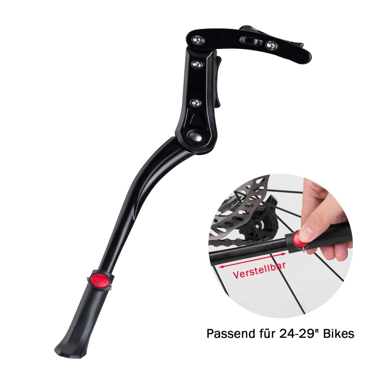 fahrradständer 10 zoll ROCKBROS Fahrradständer Höhenverstellbar Seitenständer Einstellbar 24- – futurebikeshop.de