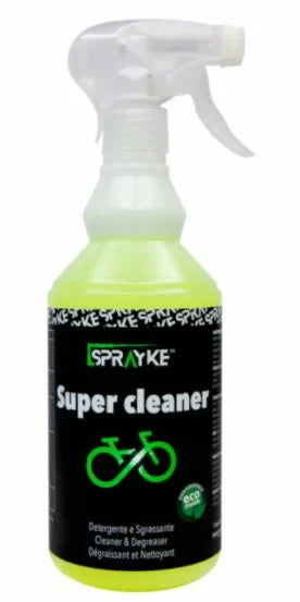 SPRAYKE Super Cleaner Fahrrad Entfettungs- und Reinigungsmittel mit Abzug